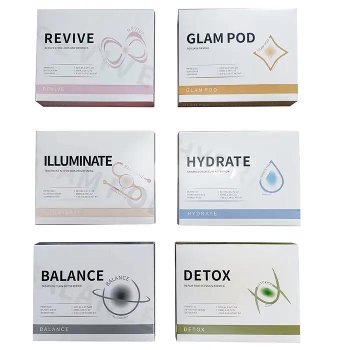 7 Types d'oxygène Jet Spa Capsule sérum Gel visage CO2 oxygène bulle Machine Massage du visage exfol