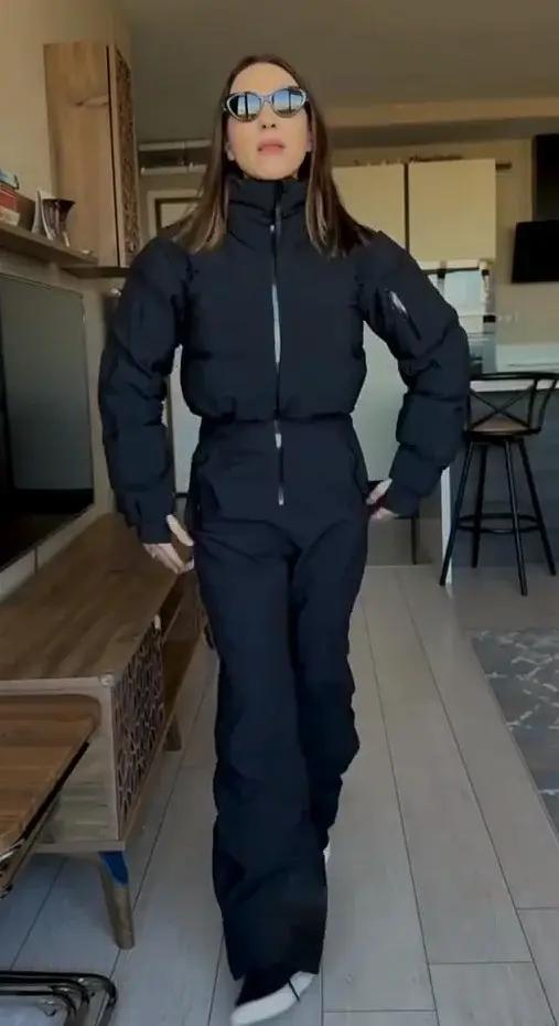 Manteau Midi à capuche imprimé avec cordon de serrage pour femme, fermeture éclair, simple boutonnag