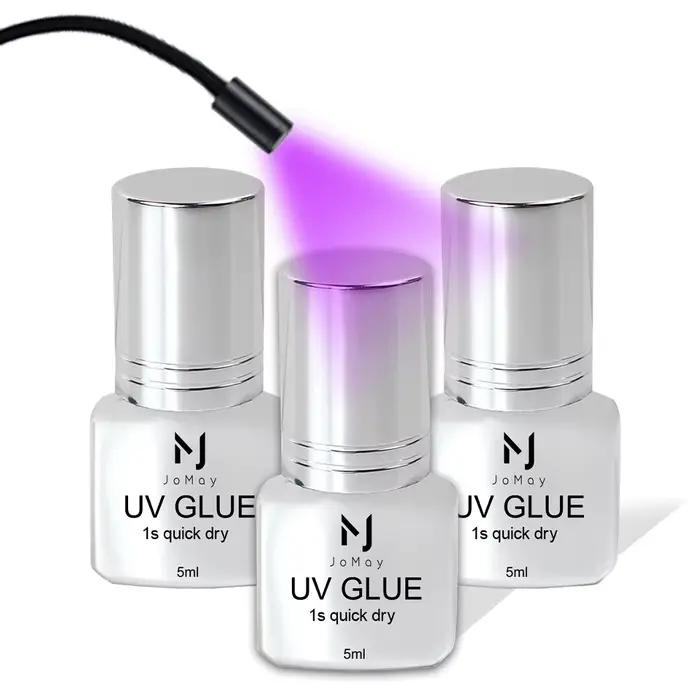 JOMAY colle UV colle à cils Extra forte colle à cils fournitures d'extension colle UV 5ML adhésif ét