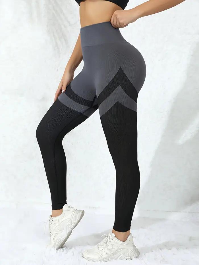 Legging froissé sans couture femme - Collants entraînement levage fesses yoga taille haute fitness