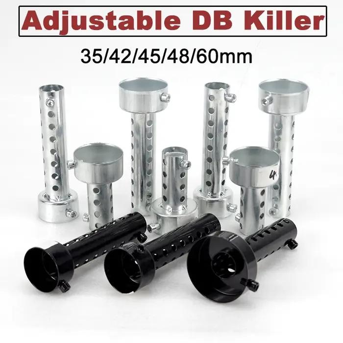 Silencieux d'échappement réglable DB Killer, 35mm 42mm 45mm 48mm 60mm, réduit le bruit, éliminateur