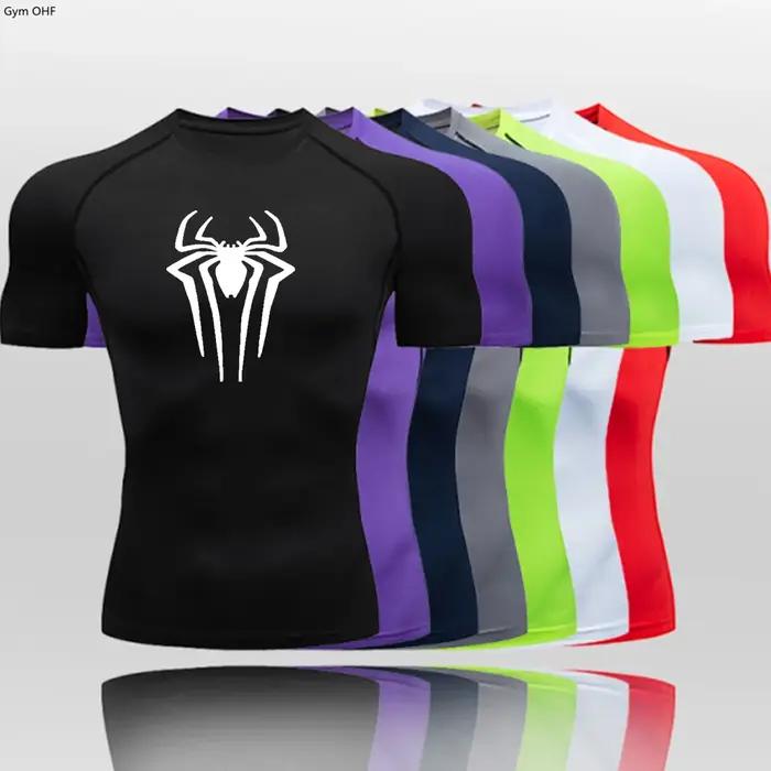 Chemise de compression homme pour basket-ball fitness course à pied matériau technique séchage rapide sportif modernité