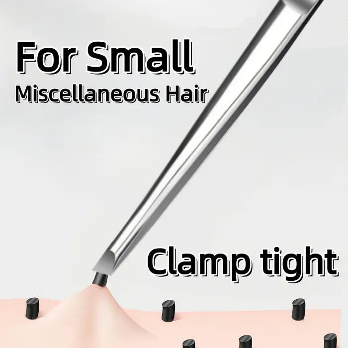 Pince à épiler en acier inoxydable, outil adapté à l'application de cils et de sourcils, coupe de ba