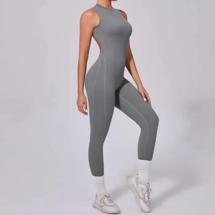 Combinaison de sport à haute élasticité pour femmes, ensemble de Yoga, combinaison de Fitness, levag