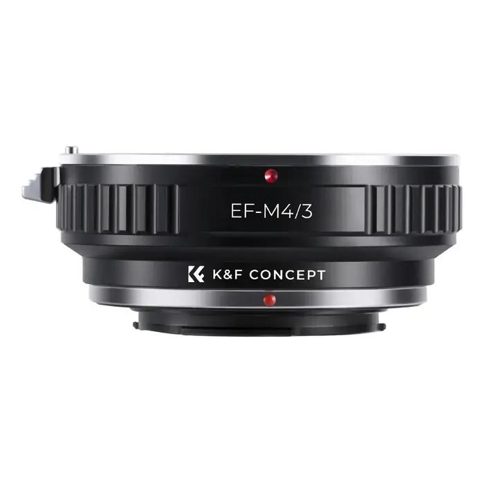 Adaptateur d'objectif K&F CONCEPT pour objectifs Canon EOS EF vers M4/3 MFT pour Olympus PEN et pour