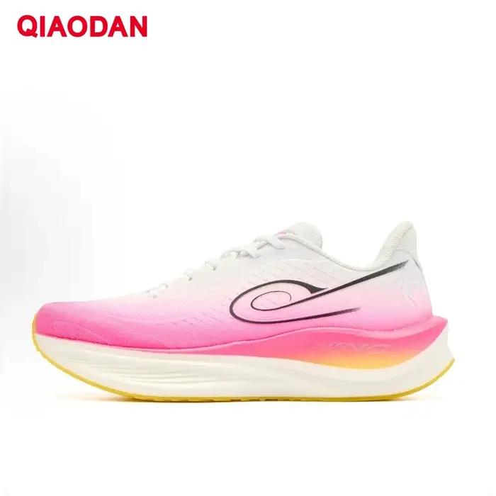 Chaussures de marathon QIAODAN WIND 3TR pour homme - Semelle épaisse absorbant les chocs et rebond