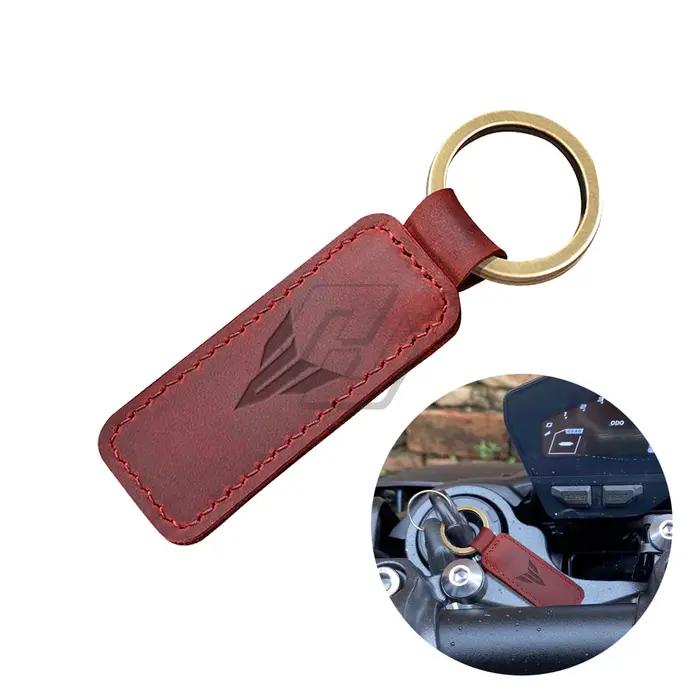 Porte-clés de moto en cuir de vachette pour Yamaha, étui à clés, trucs, MT01, MT03, MT07, MT09, MT10