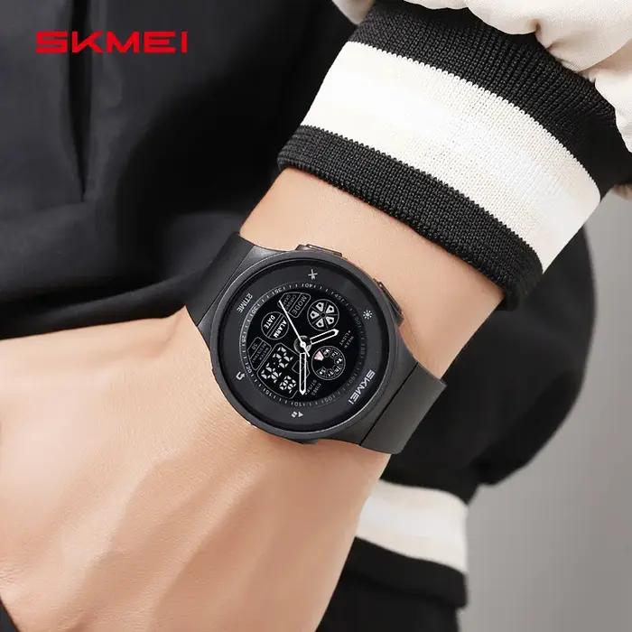 SKMEI 2346 nouveauté coloré mode unisexe hommes femmes temps grand affichage numérique PC classique