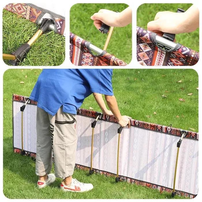 Lit pliant de Camping 185cm, tente de couchage extérieure pour une personne