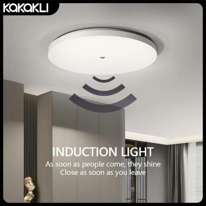 Détecteur de mouvement LED plafonnier humain infrarouge détection lumière porche couloir escalier ba