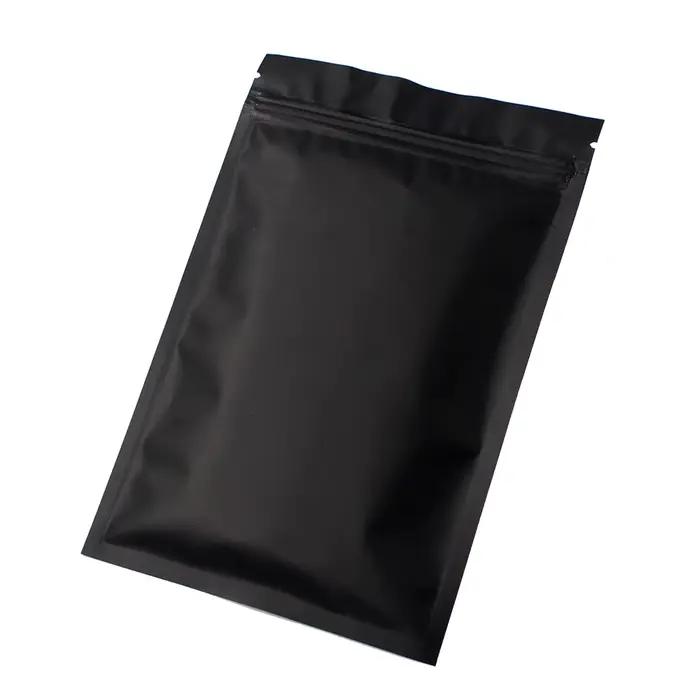 Sac refermable à fermeture éclair pour poudre d'herbes de café, pochettes plates anti-odeur, petits