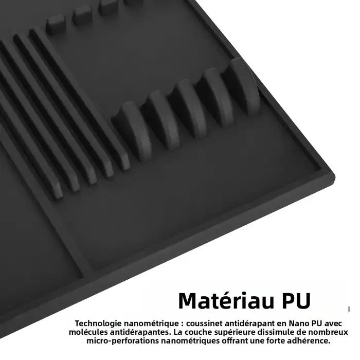 Plateau magnétique pour barbier à 6 emplacements