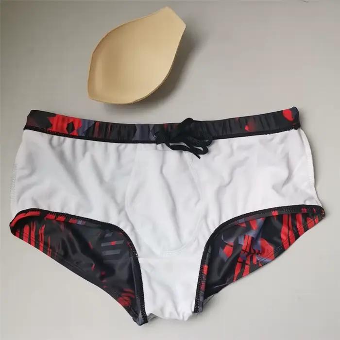 Maillot de bain homme push-up multicolore UXH boxer respirant sexy pour plage activité aquatique