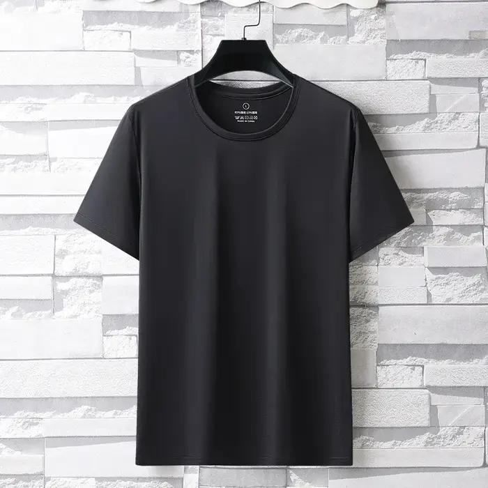 Ice inj-T-shirt de sport décontracté à haute élasticité pour hommes, haut de sport de plein air resp