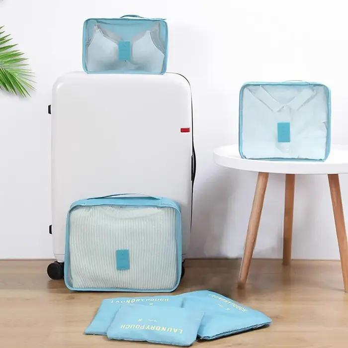 6 pièces/ensemble sacs de rangement et sacs à linge-sacs de rangement de voyage pour ranger les baga
