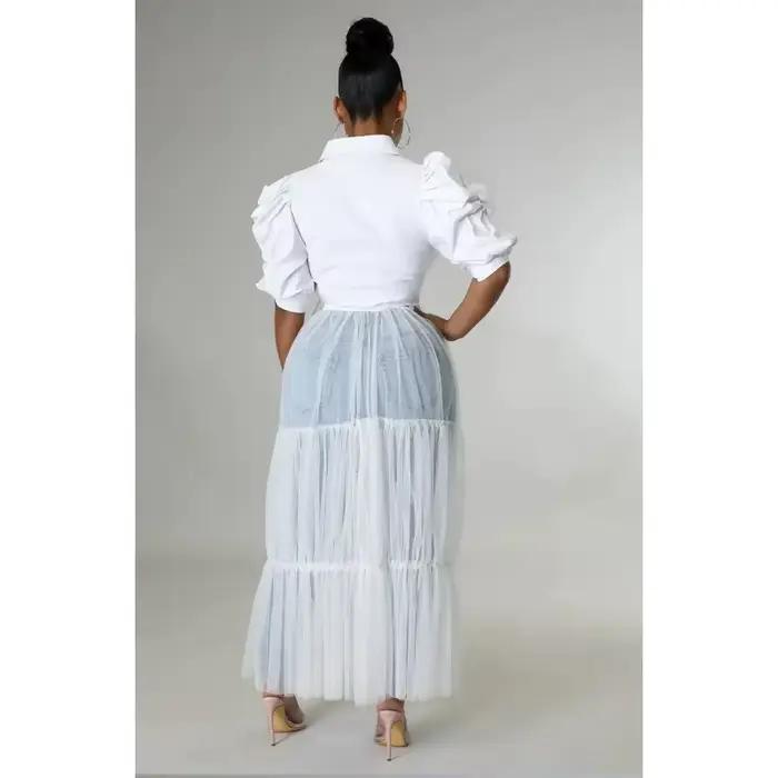 Robe chemise décontractée personnalisée grande taille pour femme vêtement d'été uni manches courtes boutonnage simple occasions quotidiennes sorties entre amis