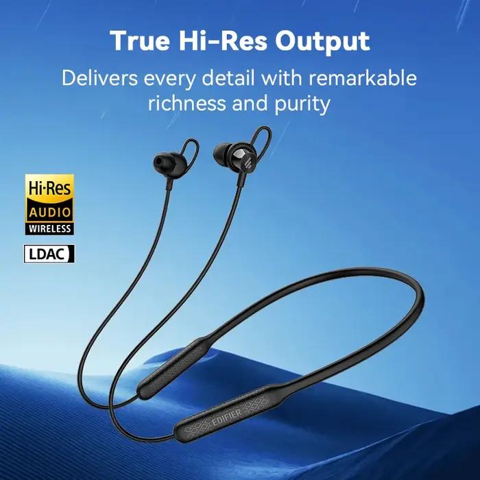 Écouteurs Bluetooth à tour de cou Edifier W210BT, type magnétique, écouteurs sportifs, casque sans f