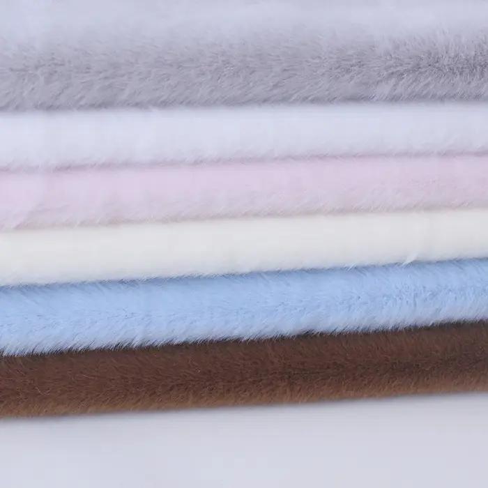 Tissu épais en peluche de 5MM, bricolage, tissu épais de cryptage, solide, Solf, fourrure artificiel