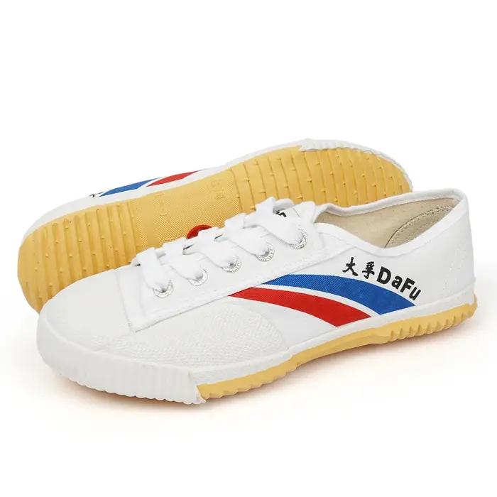 Chaussures Dafu Kungfu classiques - Baskets blanches originales 3002 pour arts martiaux