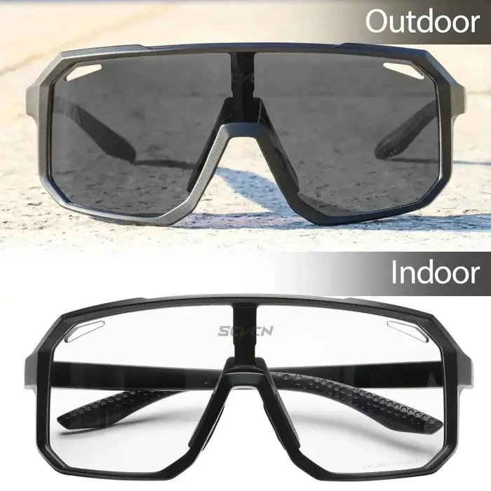 Lunettes de soleil photochromiques pour hommes et femmes, lunettes de vélo de montagne, lunettes de