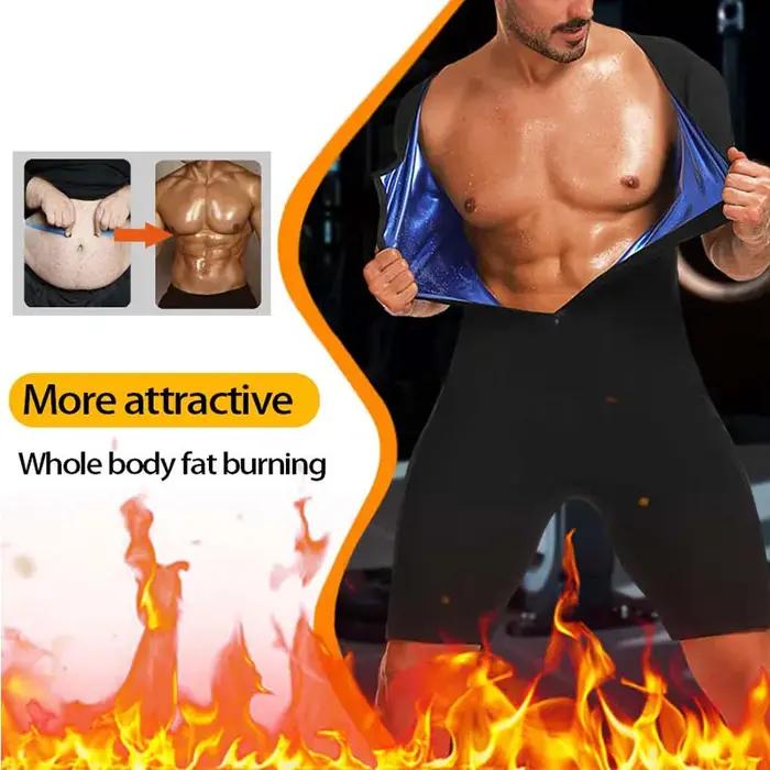 Sweat-shirt de Sauna 3 en 1 pour hommes, piégeage de la chaleur, perte de poids, modelant tout le co