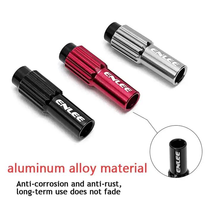 ENLEE 1 paires de vis de régulateur de dérailleur réglables de vélo en alliage d'aluminium boulon de