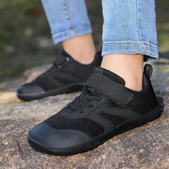 Nouveaux enfants pieds nus baskets Cross Trainer respirant confort tricot semelle filles garçons cha