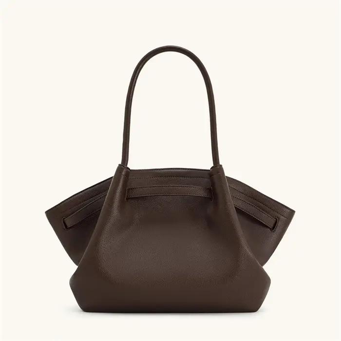 Sac à bandoulière JW PEI2026 pour femme, sac de créateur grande capacité marron foncé avec pochette