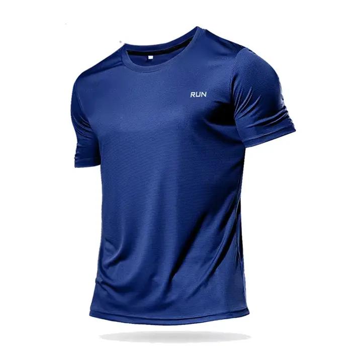T-shirt sport homme polyester séchage rapide : pour fitness, gym et entraînement léger