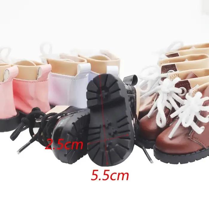 Chaussures en cuir beurre 5.5x2.6cm, accessoires vestisenspour poupées en coton 20cm pour EXO Idol b