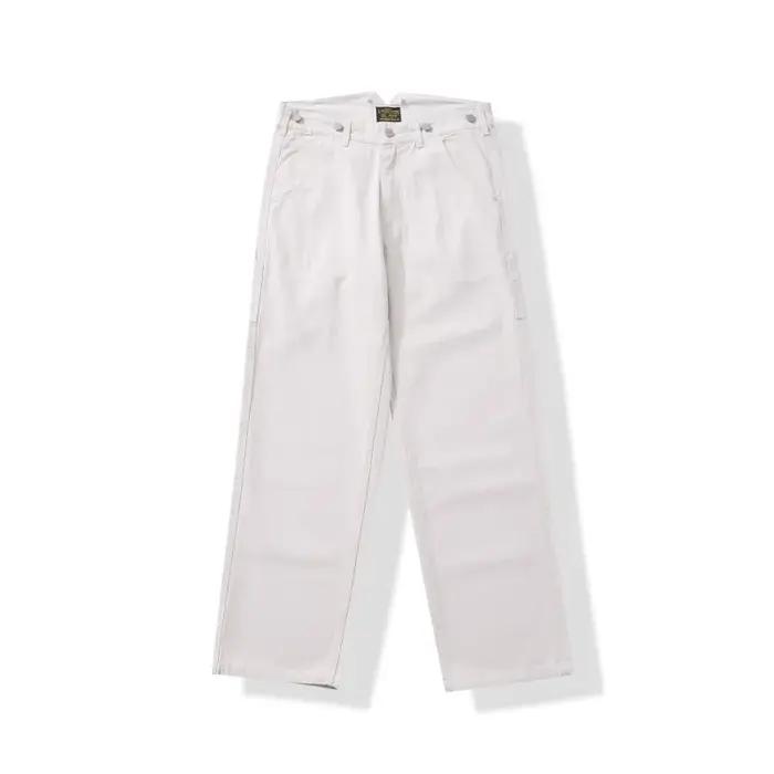 Pantalon de travail en toile haute densité YKK avec fermeture éclair, Legging large, pantalon Ami Ka
