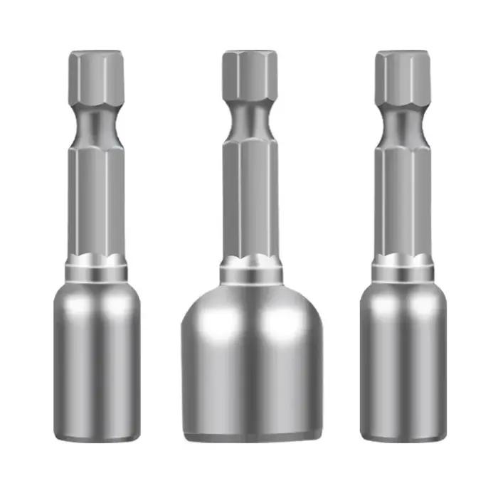 Jeu de douilles à percussion, tournevis à écrou magnétique, jeu de forets de 48mm, adaptateur à doui