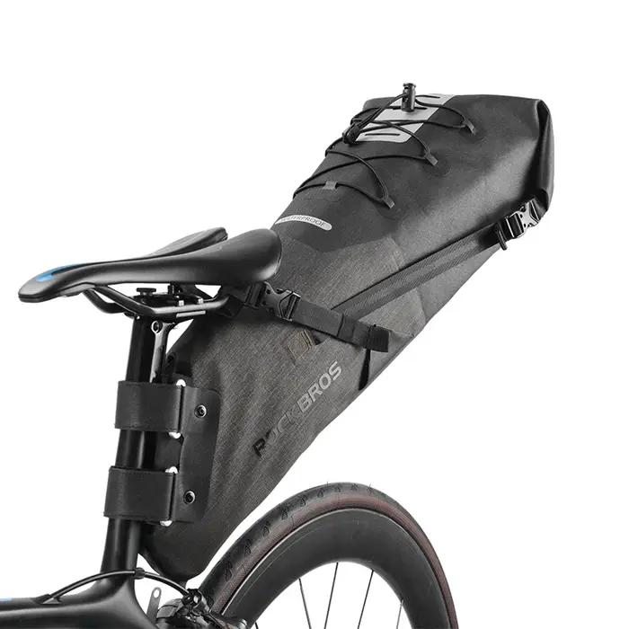 ROCKBROS – sac de vélo réfléchissant imperméable 8 10 14 L, sacoche de selle de grande capacité, sac
