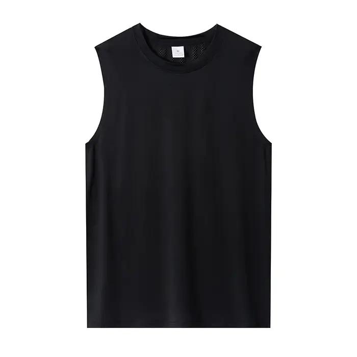 Débardeur de gymnastique pour hommes, chemise de Fitness sans manches, maille respirante, gilet de s