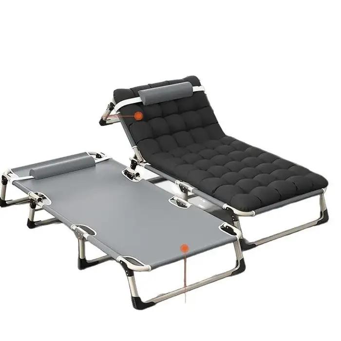 Lit pliant lit simple maison lit de sieste simple bureau lit de sieste en plein air chaise inclinabl