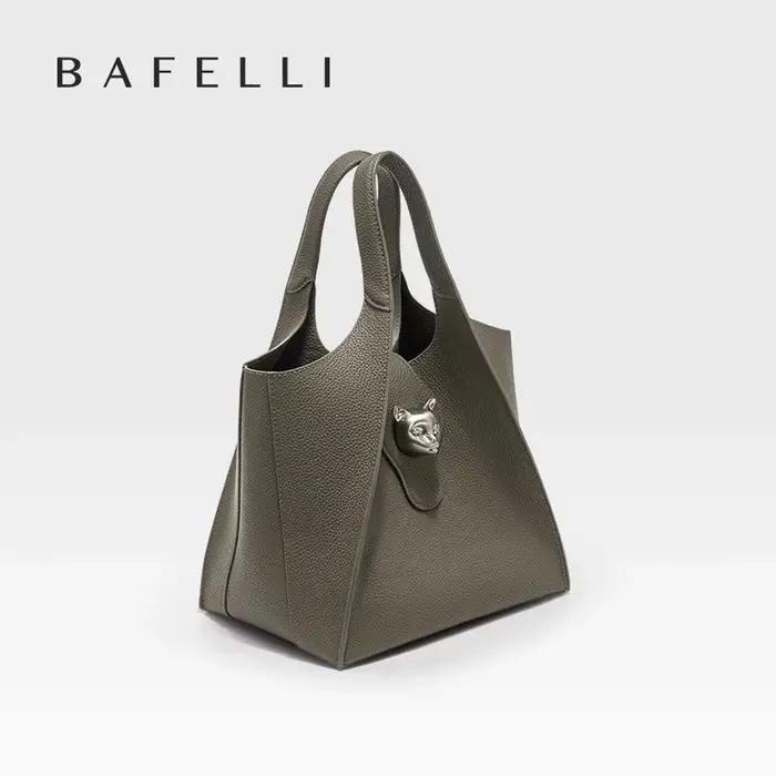 Sac à main fourre-tout de voyage BAFELLI 2026 pour femme en cuir véritable, sac à main unisexe de lu
