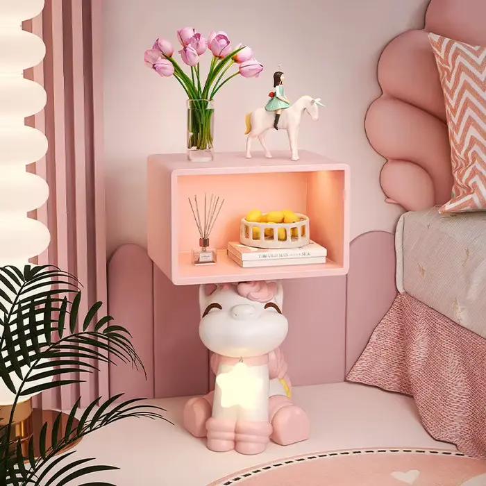 Table de chevet pour chambre à coucher, accessoires de décoration pour chambre de fille, mobilier ro