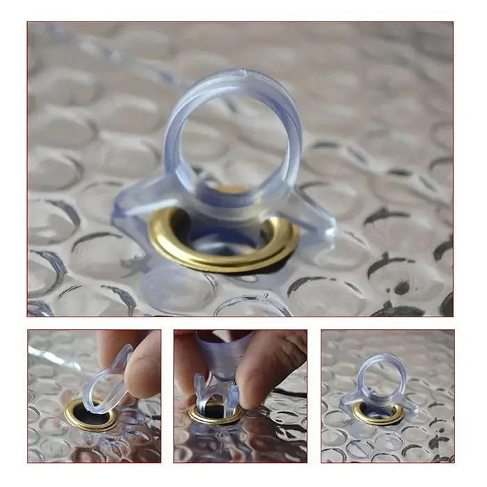 40 pièces 45mm salle de bain toilette ventouse voiture parasol ventouses PVC caoutchouc transparent