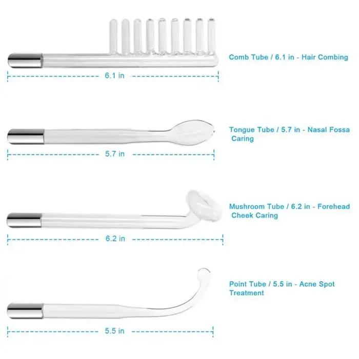 4 en 1 électrique portatif pour le visage outils de beauté de la peau Portable haute fréquence bague
