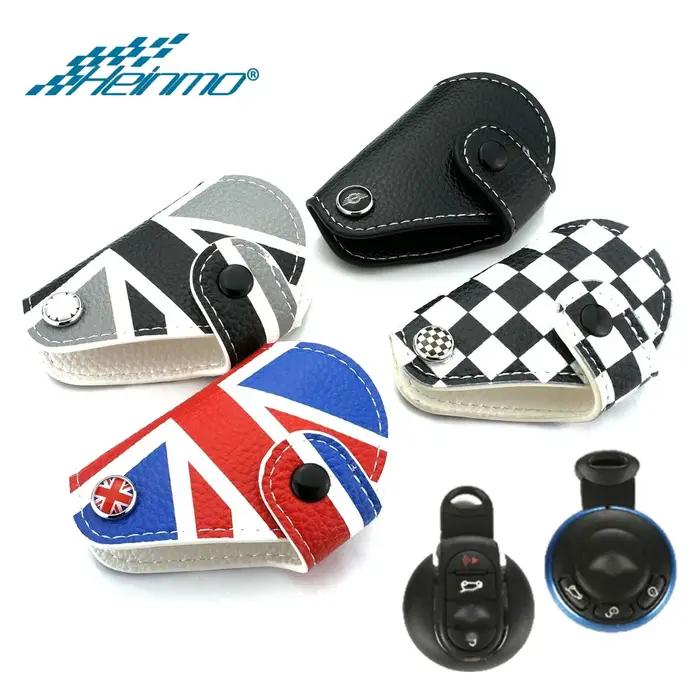 Housse en cuir pour clé de voiture, étui pour clé de voiture pour MINI Cooper R55 R56 R57 R60 R61 F5