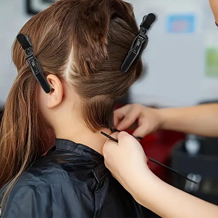 Pinces à cheveux Alligator, pinces de coiffure en plastique, griffe professionnelle pour Salon de co