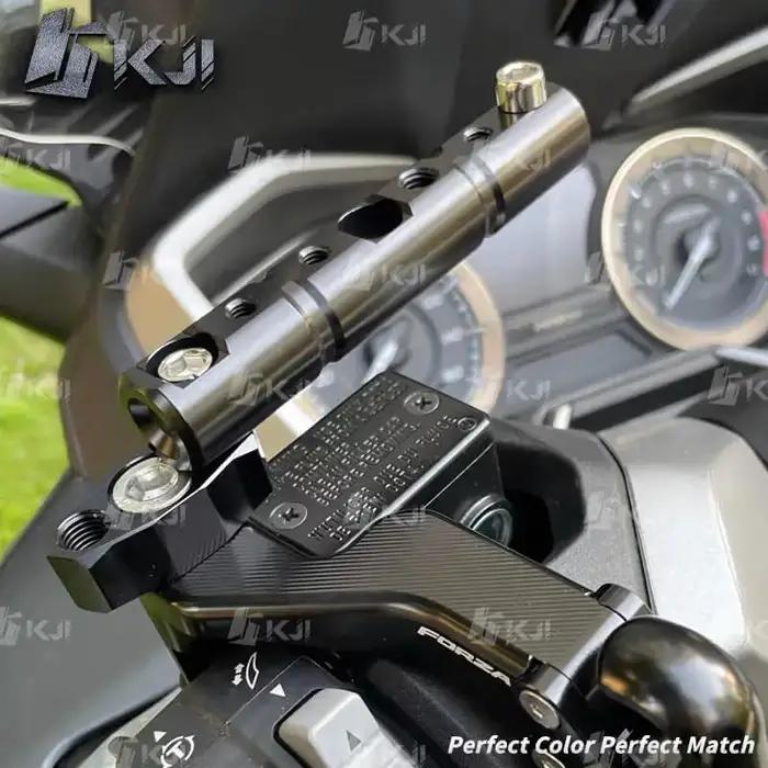 Pour Honda NSS FORZA 350/300/250/125/150/750 Barre de Renfort de Guidon CNC Barre d'équilibre de Mot