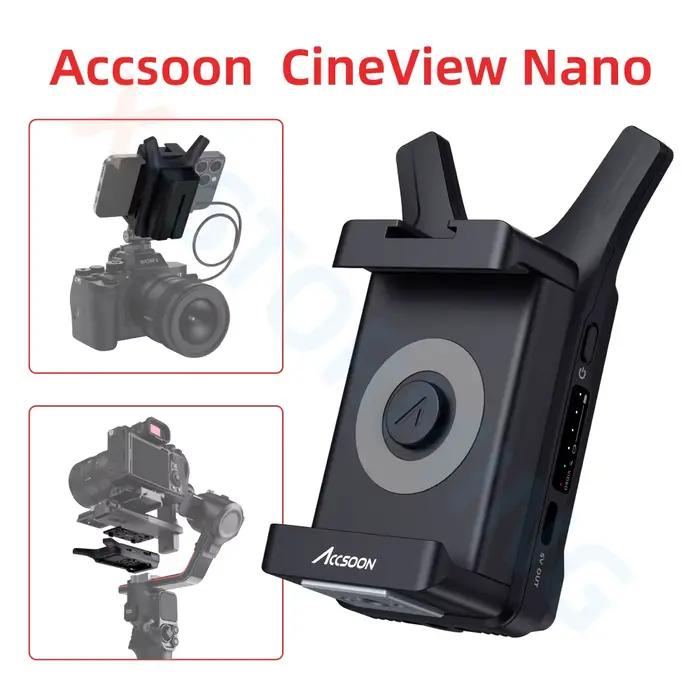 Émetteur vidéo sans fil Accsoon CineView Nano, système de transmission vidéo sans fil HDMI 5G pour D
