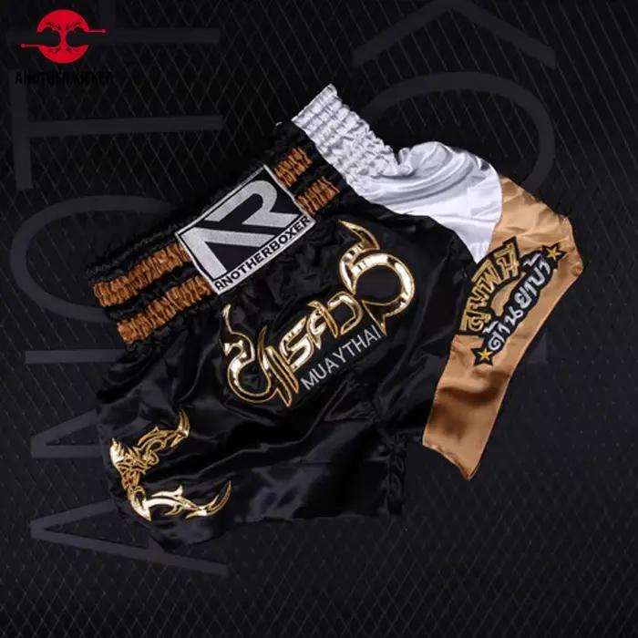 Short de boxe thaï Muay Thai - Pantalon de combat MMA et Kickboxing pour hommes et femmes