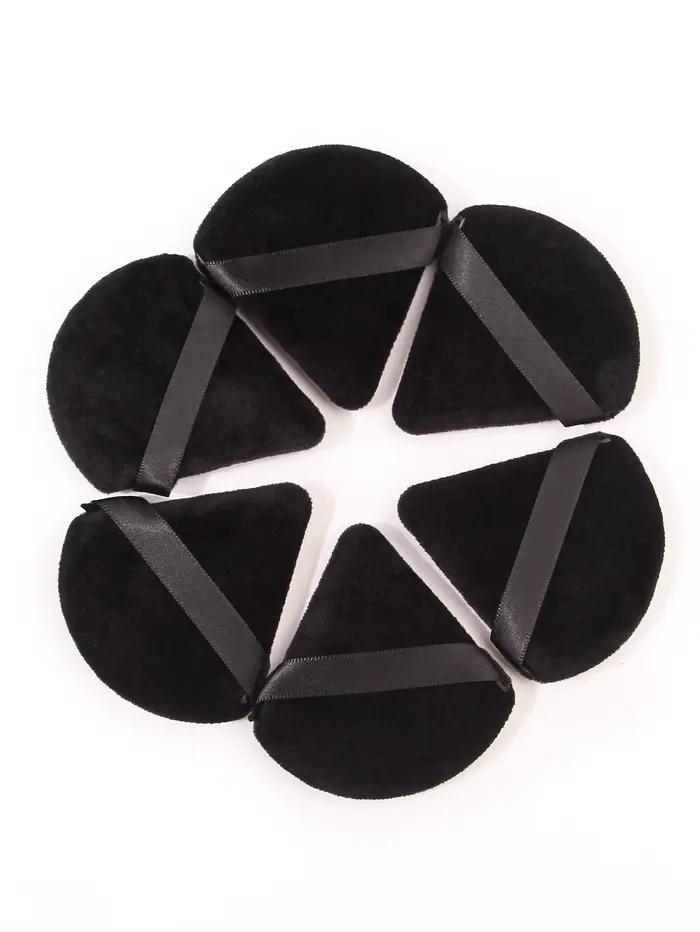 2 pièces/100 pièces Triangle bouffée de poudre pour poudre libre liquide cosmétique doux en peluche
