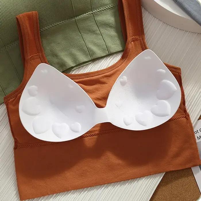 Soutien-gorge de sport femme anti-transpiration - Haut fitness sans coutures pour yoga et gym