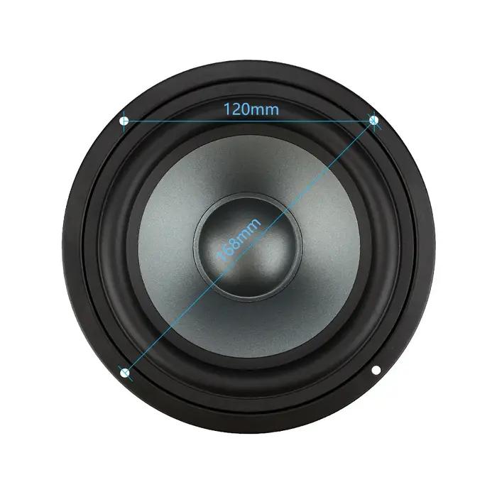 AIYIM 1 pièce Haut-parleur Woofer 6,5 pouces 4/8 Ohm 80W Unité de haut-parleur médium-grave pour Hom