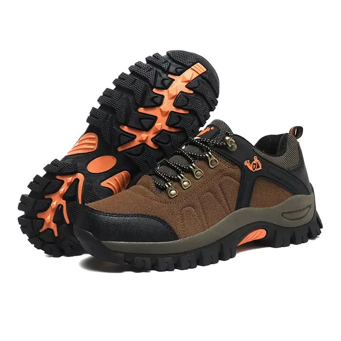 Bottes randonnée classiques hommes femmes antidérapantes - Chaussures escalade caoutchouc été hiver