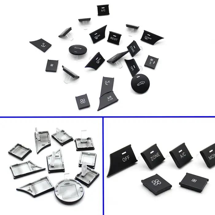 Bouton de commande de climatisation pour Mercedes Benz, tableau de bord, volume, AC, chauffage, couv