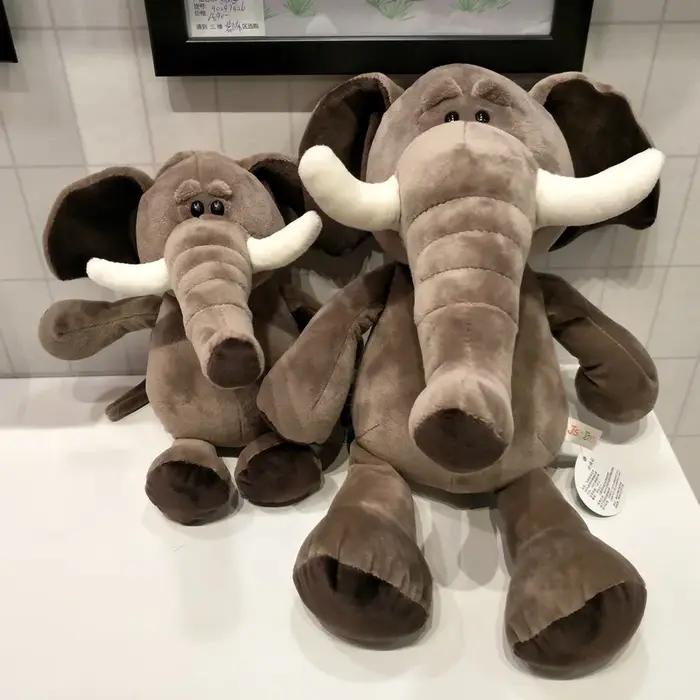 25cm peluche réaliste Lion tigre éléphant singe léopard girafe raton laveur poupée Simulation forêt